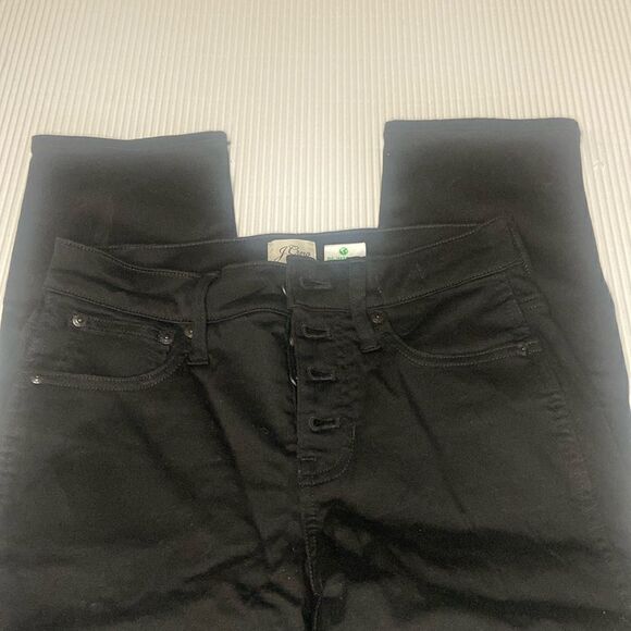 Ladies J.Crew Black denim 9” Vintage straight size 25 - Picture 1 of 8